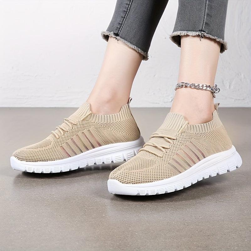 Women's Mesh Sneakers Lightweight Lace-up Running Shoes
