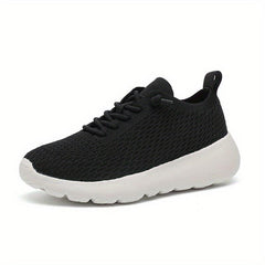 Women's Mesh Chunky Sneakers Lace Up Non slip Running Shoes