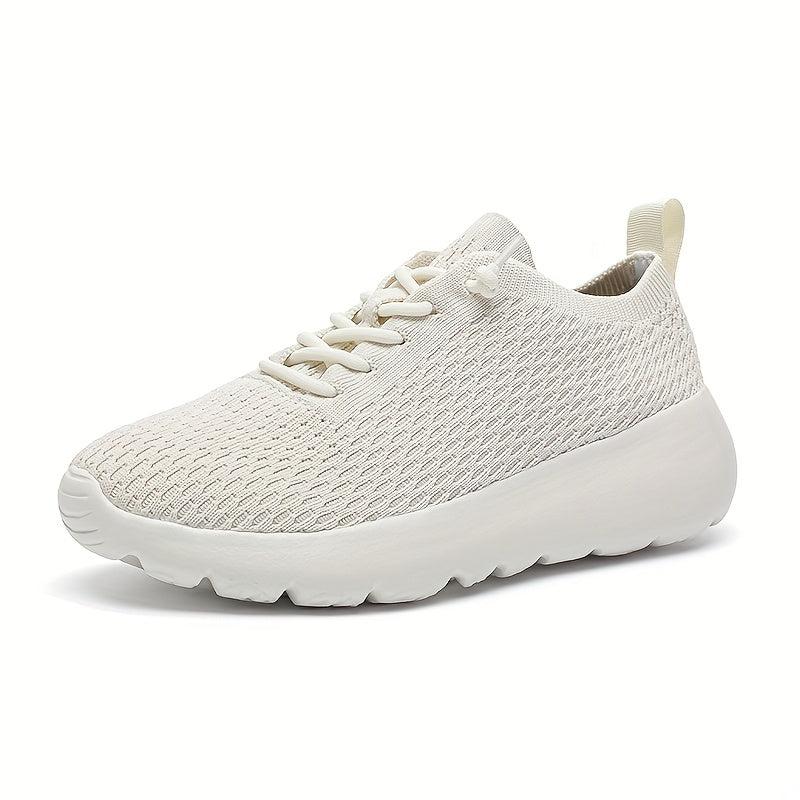 Women's Mesh Chunky Sneakers Lace Up Non slip Running Shoes