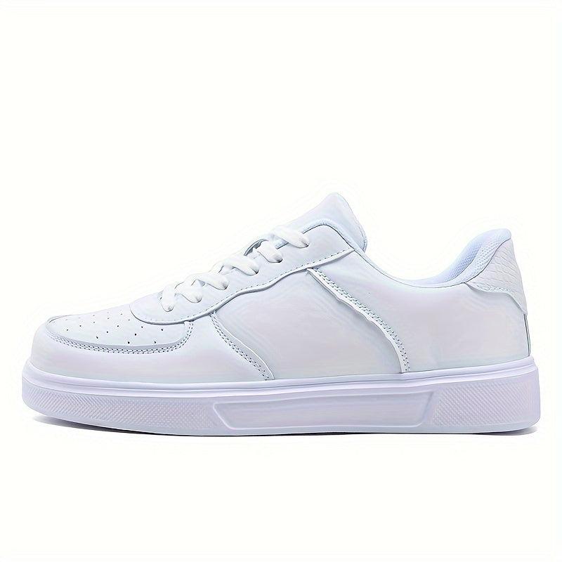 Women's Block Lace up Low Top Fashionable Board Shoes