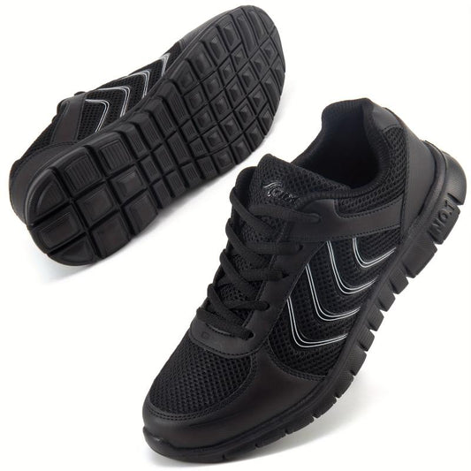 Women's Breathable Mesh Lace Up Sneakers Comfort Sports Shoes