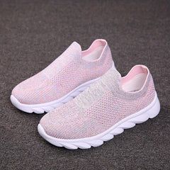Soft Thick Sole Shock Absorption Mesh Sneakers