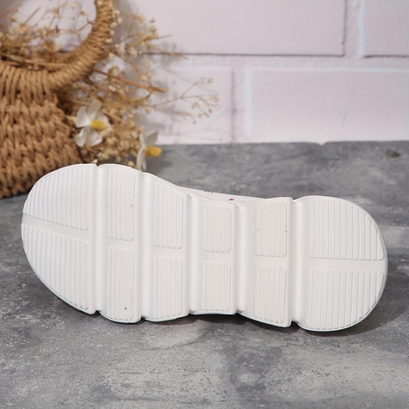 Bear Print Mesh Running Shoes Lightweight Outdoor Sport Sneakers