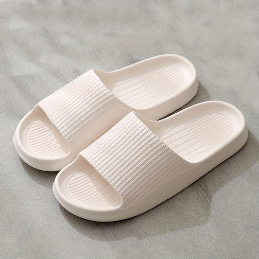 Men's Non Slip Slides Open Toe Slippers for Indoor Outdoor Beach Shower