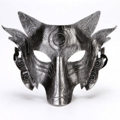 Wolf Mask Halloween Half Face Werewolf Mask Animal Masquerade Mask