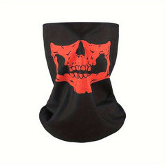 Men's Seamless Magic Bandana Cycling Mask Halloween Skull Head Scarf