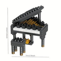 1PC Musical Instrument Bricks Building Set DIY Educational Toy