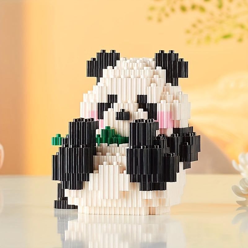 Panda Building Blocks Set Educational Toy Animal Gift For Kids