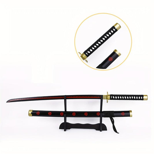 Japanese Anime Cosplay Wooden Weapon Props
