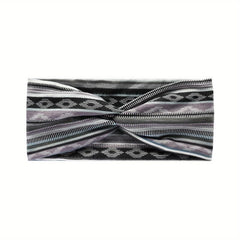 Colorful Striped Yoga Sports Headband Women's Hair Accessories