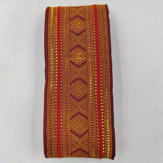 Vintage Jacquard Ribbon Embroidered Lace 2 Yards 2inch for Sewing Crafts