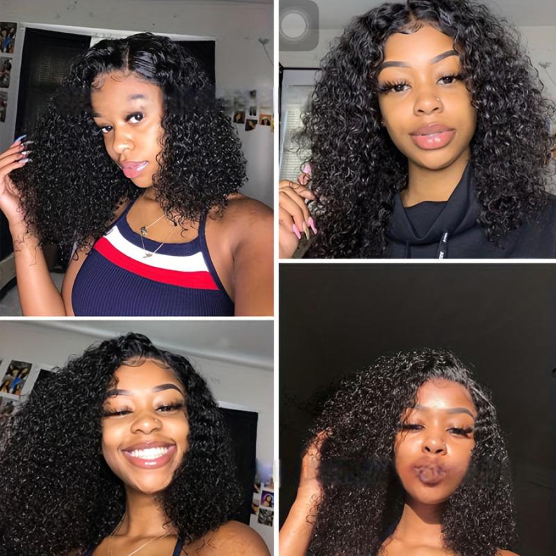 12in Front Lace Wig w/ Natural Pre Cut Hairline & Hand Tied HD Transparent Lace