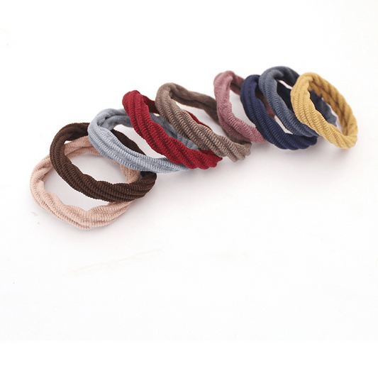 Morandi Seamless Rubber Band Hair Scrunchies Hair Tie Set