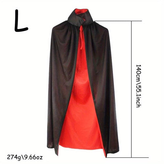 Adult Halloween Costume Cloak Red Death Vampire Witch Cloak