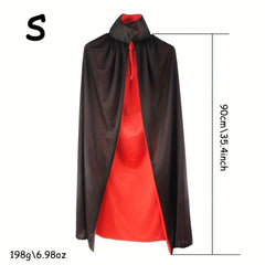 Adult Halloween Costume Cloak Red Death Vampire Witch Cloak