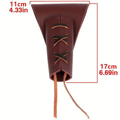 Medieval Leather Sword Belt Viking Combat Knight PU Leather Cover