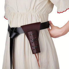 Medieval Leather Sword Belt Viking Combat Knight PU Leather Cover