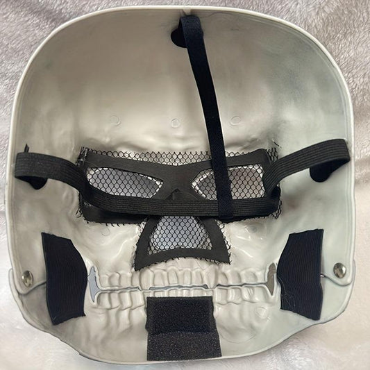 Men's Halloween Skull Mask Movable Full Face Mask Scary Ghost Costume Mask