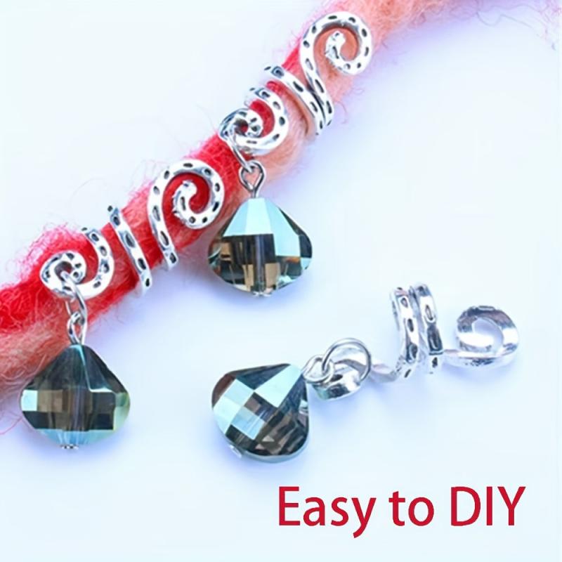 Snake Shaped Zinc Alloy Dreadlocks Clip DIY Hair Accessory