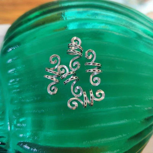 Snake Shaped Zinc Alloy Dreadlocks Clip DIY Hair Accessory