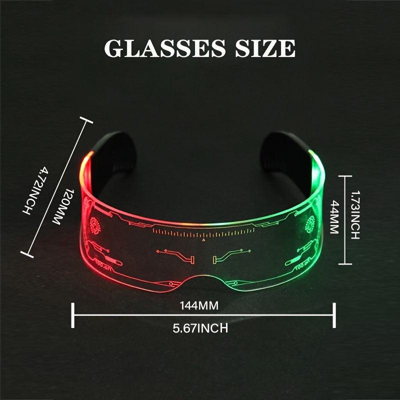 LED Luminous Glasses For Men Future Sense Of Technology Glasses