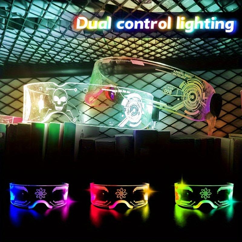 LED Luminous Glasses For Men Future Sense Of Technology Glasses