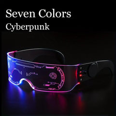 LED Luminous Glasses For Men Future Sense Of Technology Glasses