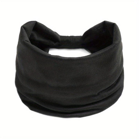 High Elastic Solid Polyester Headband for Makeup and Sports