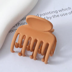 Frosted High Ponytail Clip Small Back Head Hair Clip All match Hair Clip