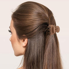 Frosted High Ponytail Clip Small Back Head Hair Clip All match Hair Clip