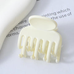 Frosted High Ponytail Clip Small Back Head Hair Clip All match Hair Clip