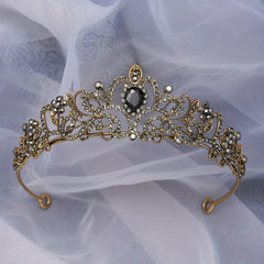 Zircon Crystal Rhinestone Crown Wedding Men Women