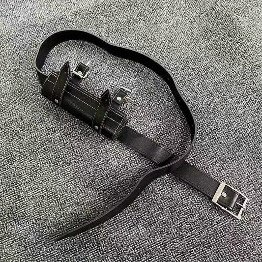 Anime Role Play Leather Waist Belt Sword Buckle Back Strap