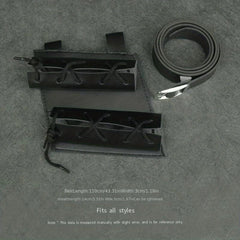 Anime Role Play Leather Waist Belt Sword Buckle Back Strap