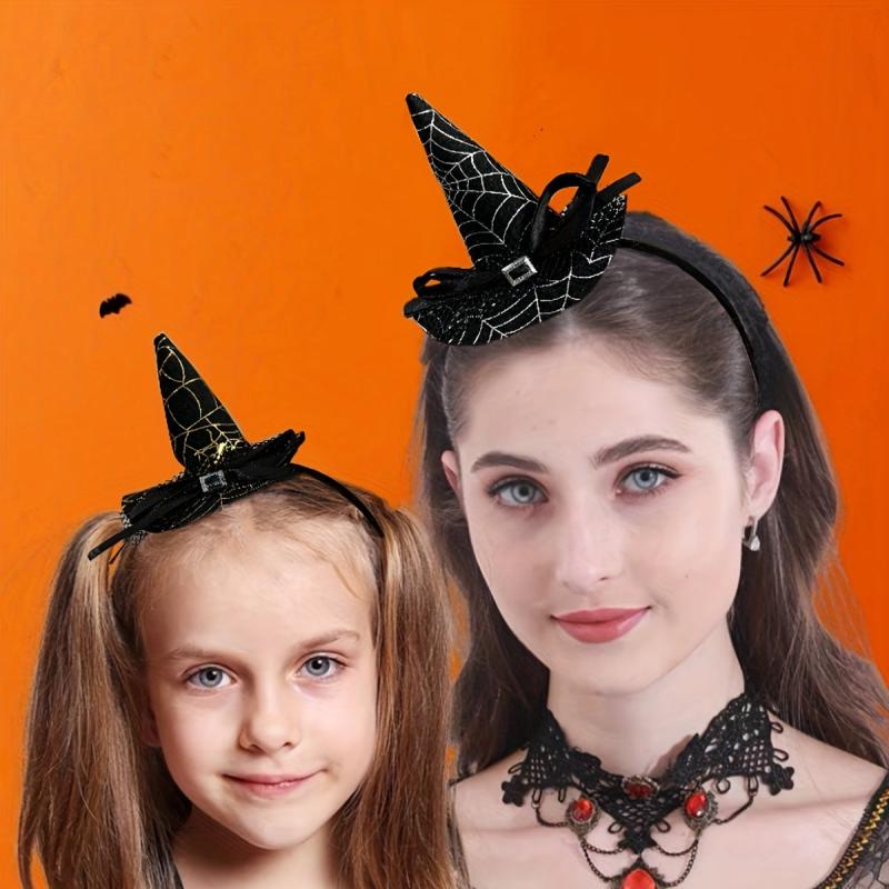 Halloween Witch Pointed Hat Head Hoop Decoration
