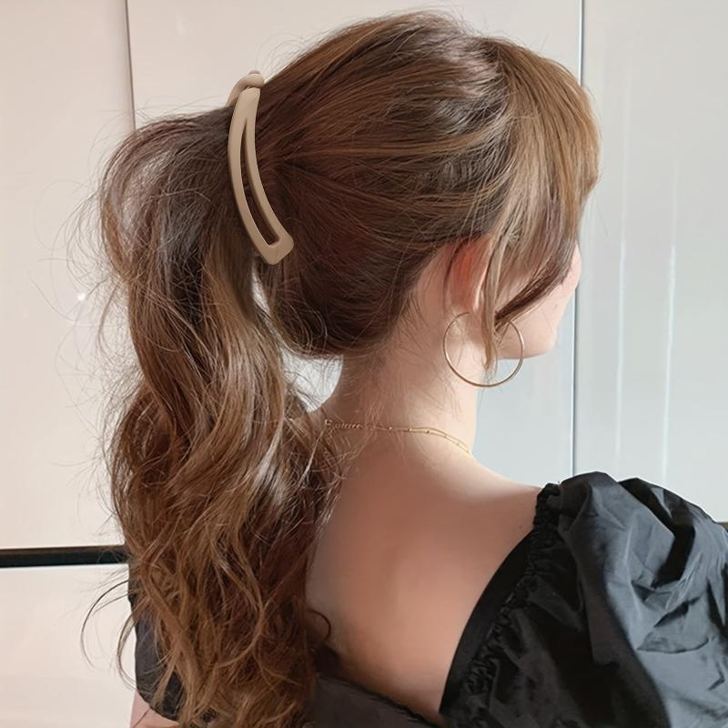 Big Size Banana Shape Hair Clip for Thick Hair