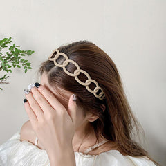 Plastic Hollow Headband For Women - Hair Accessories