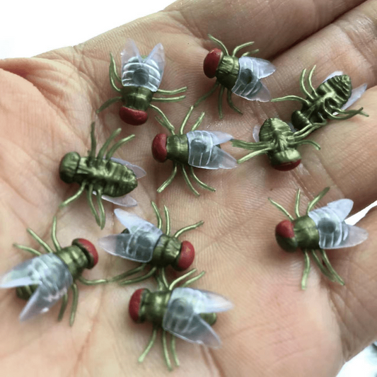 50pcs Artificial Flies Halloween Party Tricky Toy