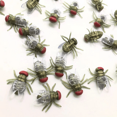 50pcs Artificial Flies Halloween Party Tricky Toy