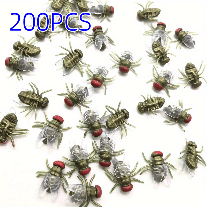 50pcs Artificial Flies Halloween Party Tricky Toy