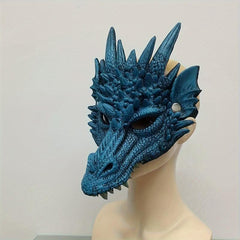 Dragon Latex Mask Cosplay Halloween Costume Party Props