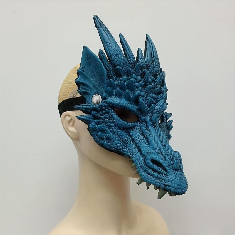 Dragon Latex Mask Cosplay Halloween Costume Party Props
