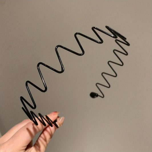 Headband Iron Short Hair Artifact Head Hoop for Sports and Makeup