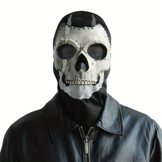 Halloween Skull Full Face Mask Costume Dress Up