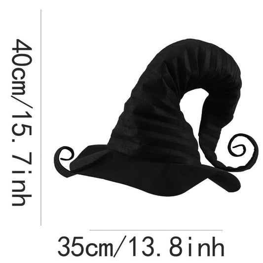 Hand Knitted Halloween Anime Witch Hat