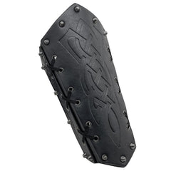 Medieval Arm Bracers Retro Rivet Halloween PU Leather Knight Arm Gauntlets