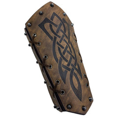 Medieval Arm Bracers Retro Rivet Halloween PU Leather Knight Arm Gauntlets