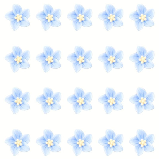 20PCS Mini Lily Flower Hair Clips Wedding Bridal Accessories