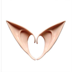 2Pcs Latex Fairy Pixie Elf Ears LARP Halloween Party Prosthetic Tips Ear