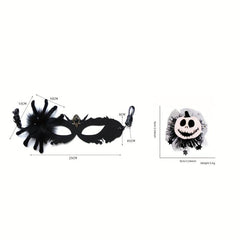 Halloween Spider Grim Reaper Mask Adult Party Decoration